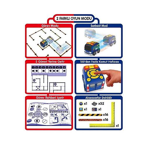 SIL/81471 Silverlit Tooko Programlanabilen Polis Arac� Oyun Seti