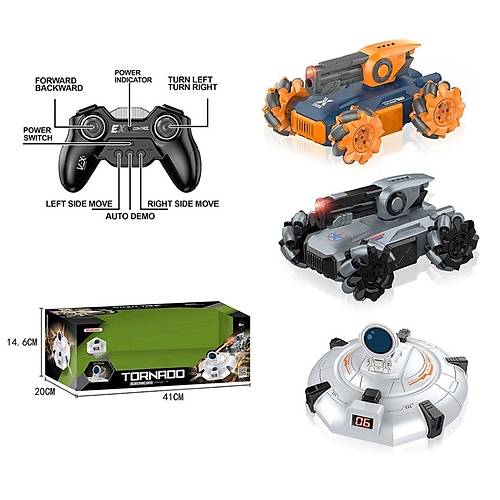 SYR-666-804 Kumandal� �arjl� Ufo Avc�s� ve Akrobatik Araba -Vardem Oyuncak