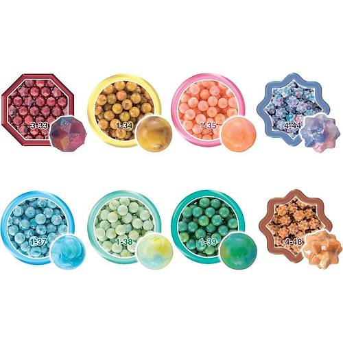 35089 AquaBeads Suluboya Renkleri Yedek Boncuk Pakedi- 800 par�a +4 ya�