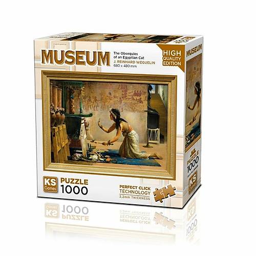 20668 The Obsequies Of An Egyptian Cat 1000 Par�a Puzzle -KS Puzzle