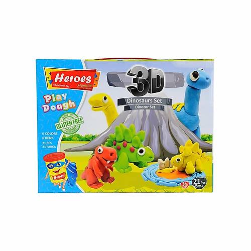ERN-568 HEROES 3D D�NOZOR OYUN HAMUR SET�
