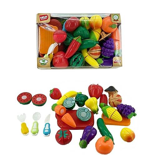 URT007-KUTU-3 41 PCS KES�LEB�LEN MEYVE SEBZE MANAV