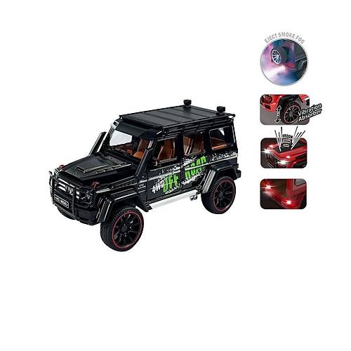 HCL-801P �ek B�rak 1:22 Sesli ve I��kl� Buhar ��kartan Metal Jeep -Vardem