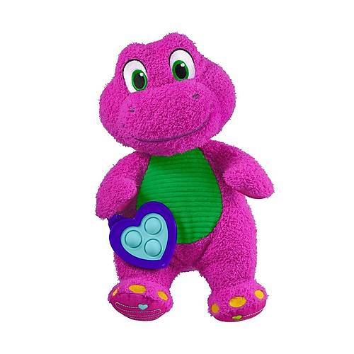HYG89 Fisher-Price Kalp Yapan Barney Pel�� Oyunca��