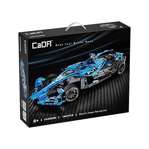 C64004W Cada Electric Racing Super Car Blok Seti 1667 Par�a -Vagon life