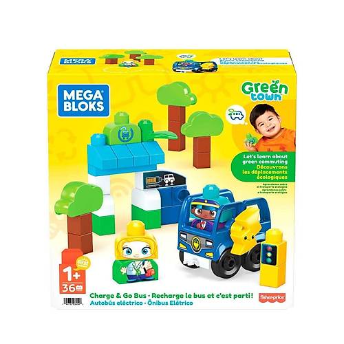 HDX90 MEGA BLOKS Doa Dostu Otobs Seti 36 para +1 ya