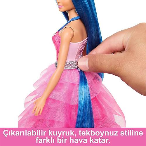 HRR16 Barbie Mavi Sal Prenses Bebek