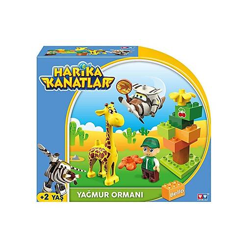 10932 Harika Kanatlar Bellonun Ya�mur Orman� 15 par�a blok - Mega Oyuncak