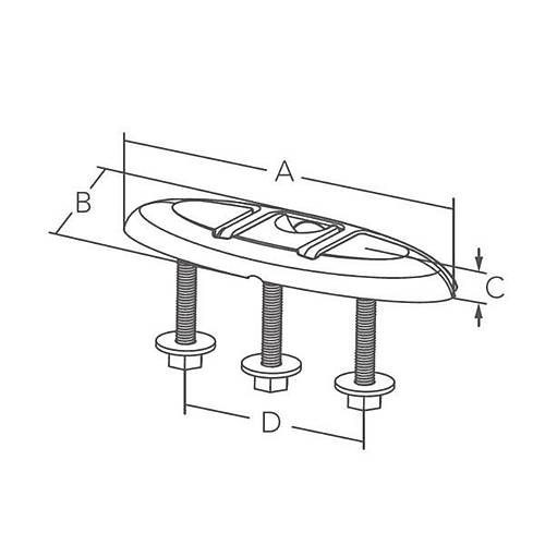 Paslanmaz elik Ko Boynuzu 155x54 mm