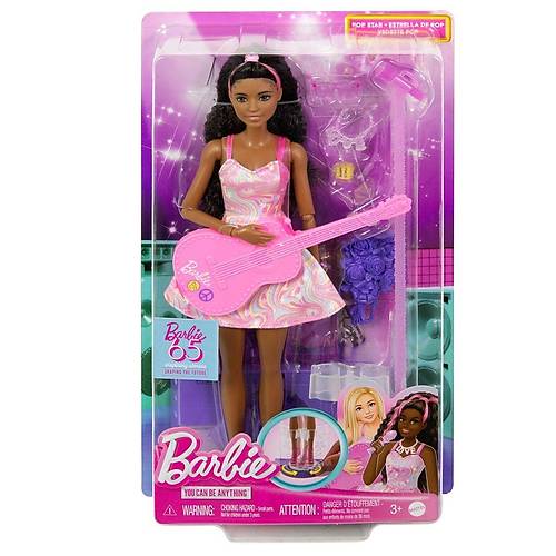 HRG43 Barbie 65. Y�l Deluxe Kariyer Bebekleri - Pop Y�ld�z�