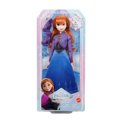 JBG54 Disney Karlar �lkesi Buz Pateni Temal� Anna Bebek