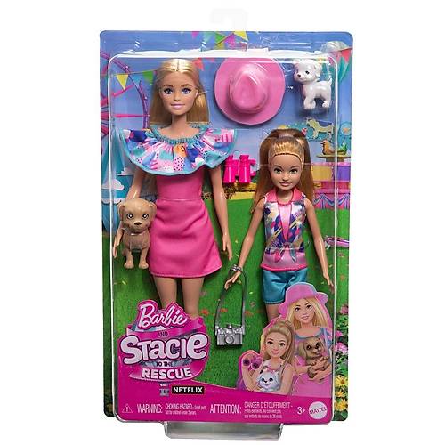 HRM09 Barbie ve Stacie K�z Karde�ler �kili Set - Barbie & Stacie To The Rescue