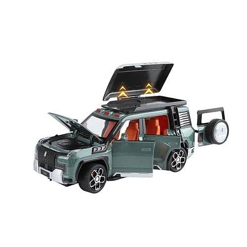 XHD-B2432 -Vardem �ek B�rak  I��kl� ve Sesli Kap�lar� A��lan Lr Jeep 1:24