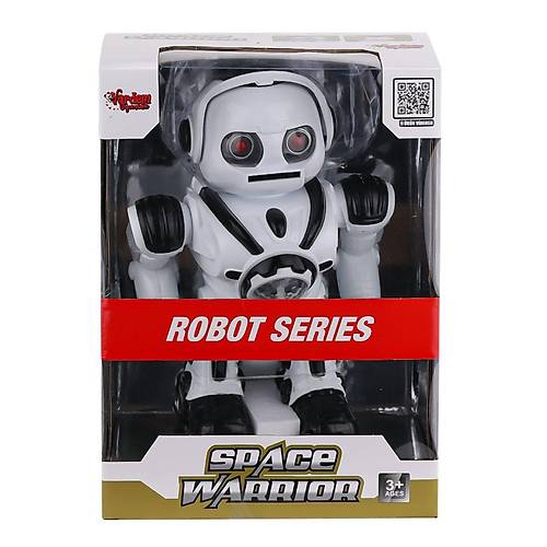 DF-6022 Ikl ve Mzikli Disk Atan Uzay Savas Robot