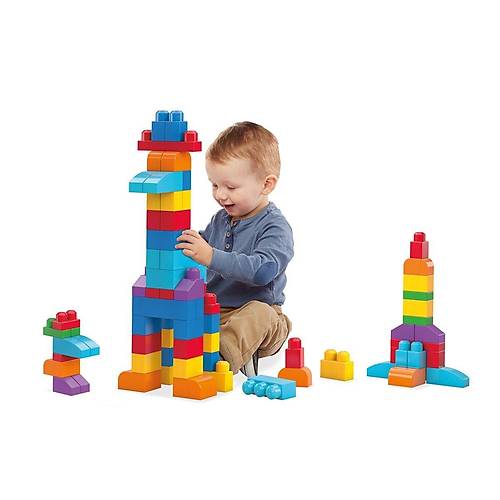 CYP67 MEGA BLOKS 60 paral Blok Torbalar 2 asorti - Mavi - Pembe +1 ya