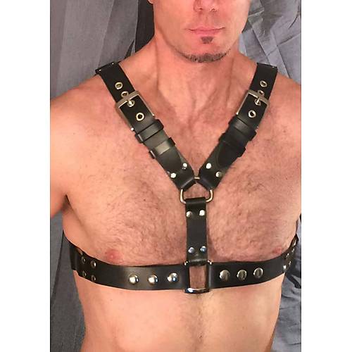 Erkek Erotik Giyim Deri Harness - APFTM22