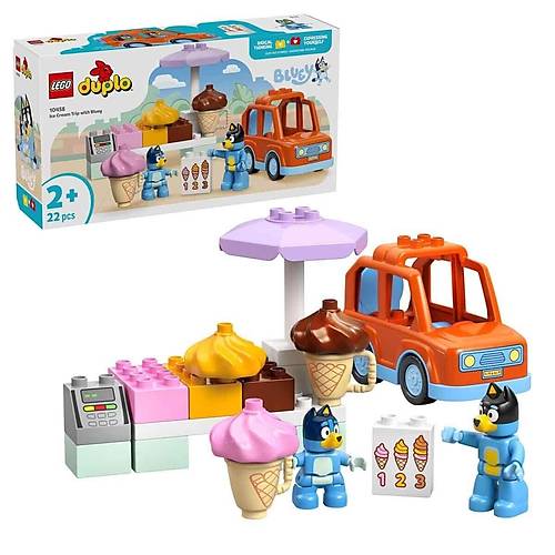 10458 Lego Duplo Bluey ile Dondurma Gezisi 22 par�a +2 ya�
