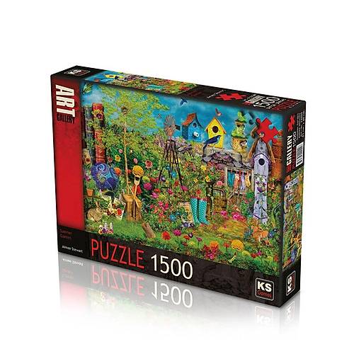 22009 Yaz Bahesi Aimee Stewart 1500 Para Art Gallery Puzzle -KS Puzzle