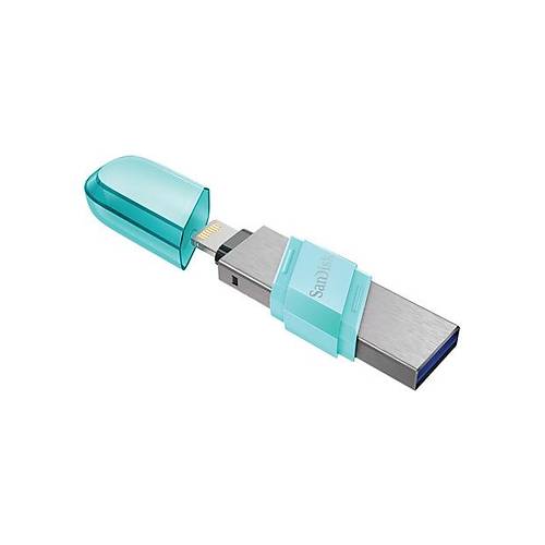 SanDisk iXpand Flash Drive Flip 128GB, Mint color