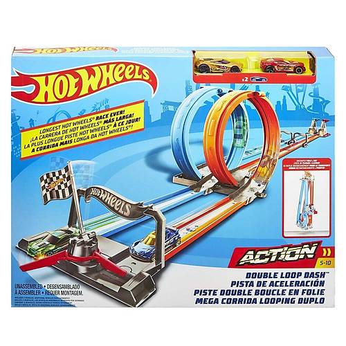 GFH85 Hot Wheels ift emberde Depar Pist Seti