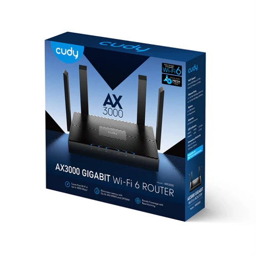 CUDY AX3000 Gigabit WiFi 6 Mesh Router