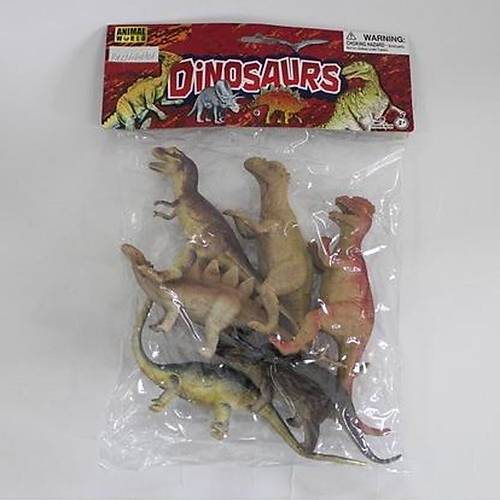 SH-9001-Vardem Poetli 6Pcs 8 nch  iftlik Hayvan ve Dinozor Set