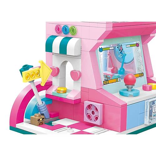 KP28019 Keeppley Lovely Street - Orange Cat Game Room 384 Par�a Yap�m Seti