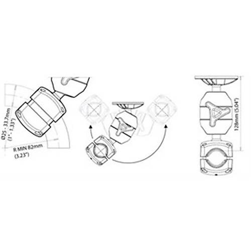 Scanstrut RL-505-ARM Rokk Midi Montaj Braketi