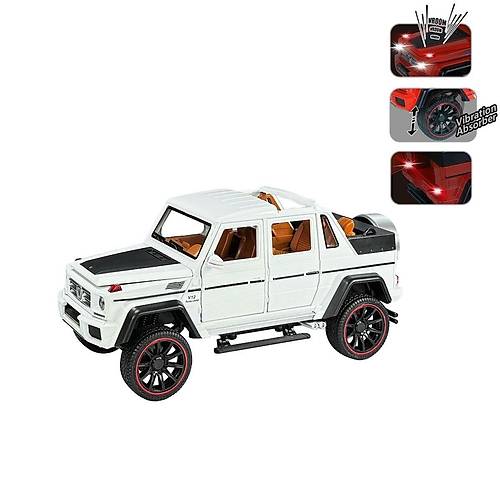 HCL-902 �ek B�rak 1:22 Sesli ve I��kl� Metal Jeep -Vardem