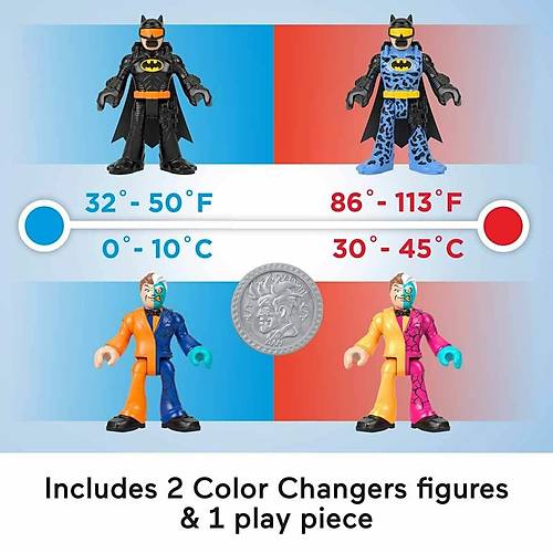 HMX60 Imaginext DC Super FriendsColor Changers Temel Figr Seti