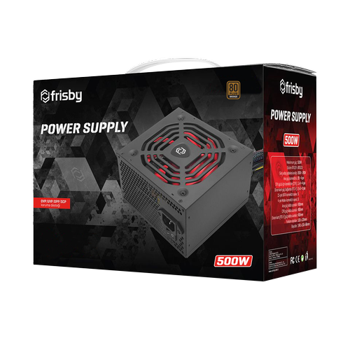 FRISBY FR-PS5080P 500W 80+ POWER SUPPLY