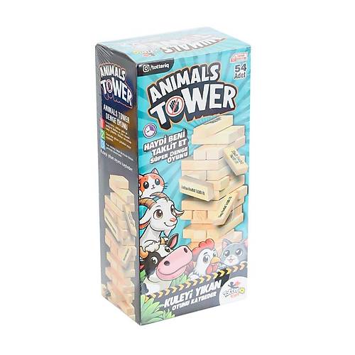 7378 Animals Tower Sper Denge Oyunu 54 Para -Tottreiq