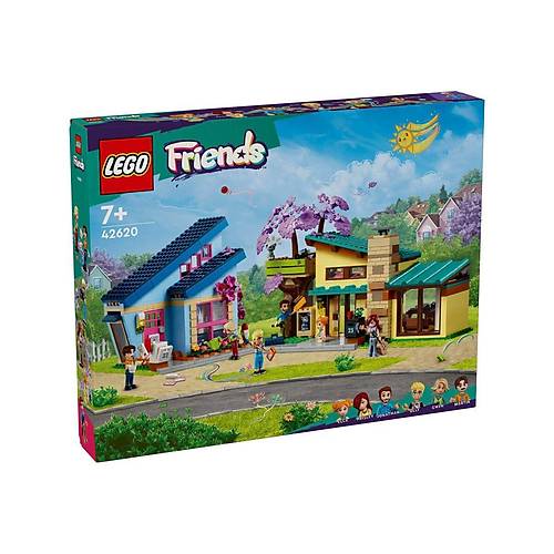 42620 LEGO Friends Olly ve Paisley'nin Aile Evleri 1126 para +7 ya