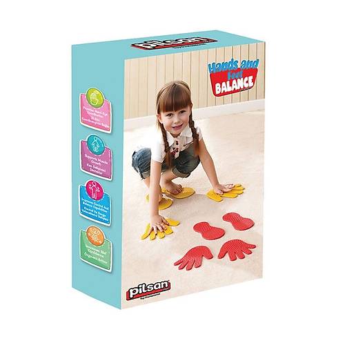 03 707 EL ve AYAK DENGE OYUNU KIRMIZI-SARI-MAV�