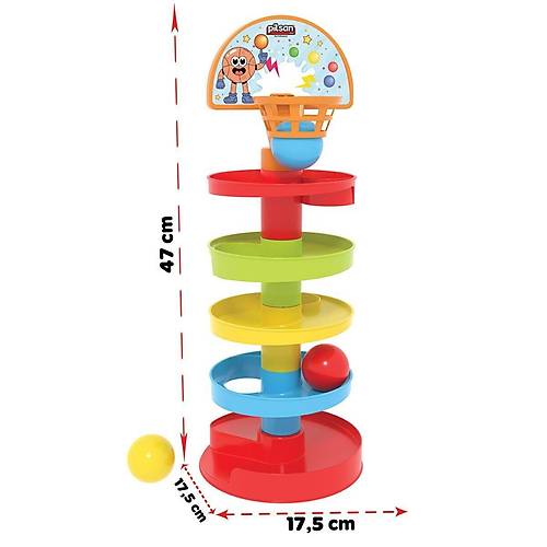 03 653 Basketli ��ng�rakl� Top Oyunu -Pilsan Oyuncak