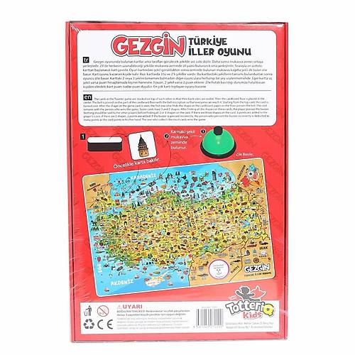 2290 Gezgin T�rkiye �ller Oyunu -Tottreiq
