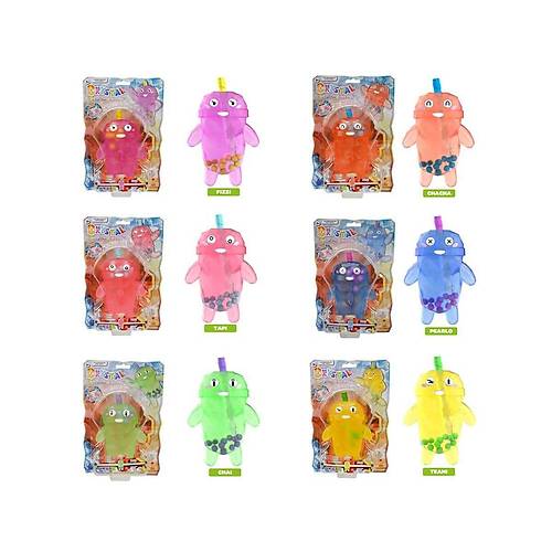 12387 SUN-BTF-FGR BUBBLE TEA CRYSTAL BOBA PALS SERIES 14CM 6A