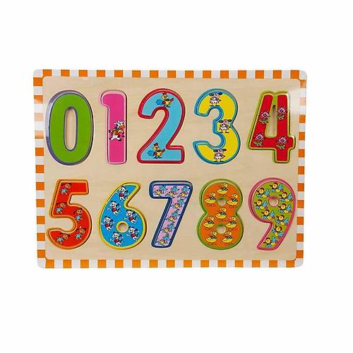5215 -Wooden Puzzle Numbers 10 Par�a