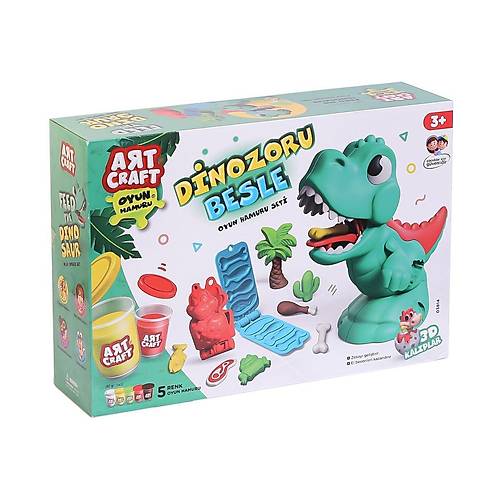 03814 Dinozoru Besle Oyun Hamur Seti 280 Gr