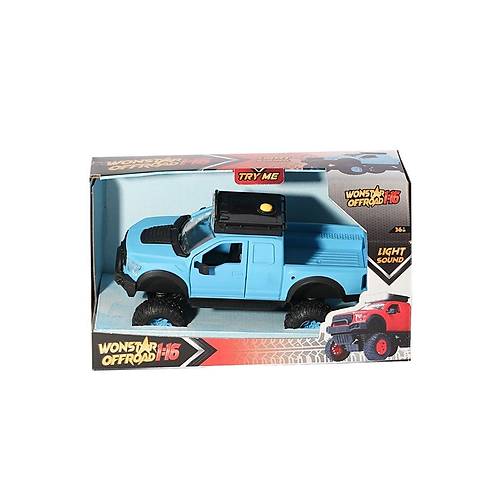 4016 Sesli ve I��kl� Wonstar Offroad  Araba 1:16  -Zuzutoys