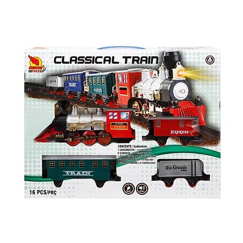 01551 Sunman, Sesli ve Ikl Klasik Tren Seti 16 Para