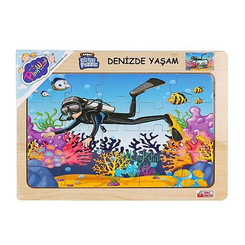 ONY-187-188-189-190 Ah�ap E�itici Puzzle Denizde Ya�am
