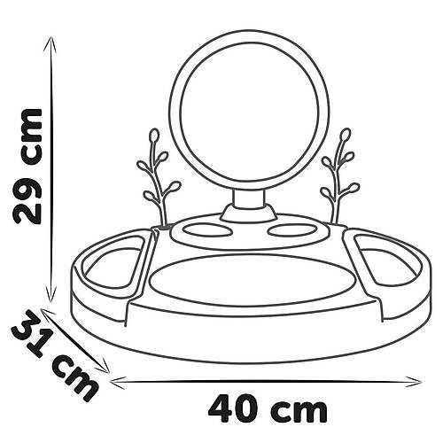 7600320252 G�zellik Seti St�dyom -Smoby