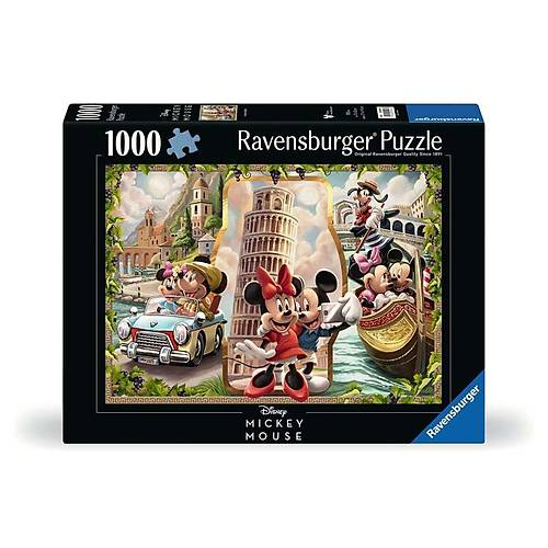 120004981 Mickey ve Minnie Tatilde 1000 para Ravensburger Puzzle
