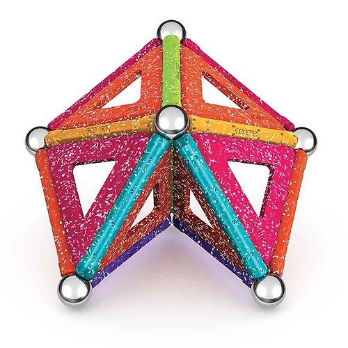 0535 Geomag Glitter Manyetik Zeka Oyunu 35 Par�a