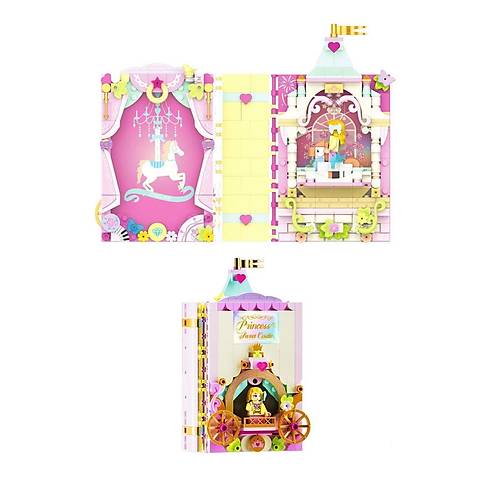 JK8251 Jaki Block - Prenses Hikaye Kitap Sahnesi 491 Par�a Yap�m Seti