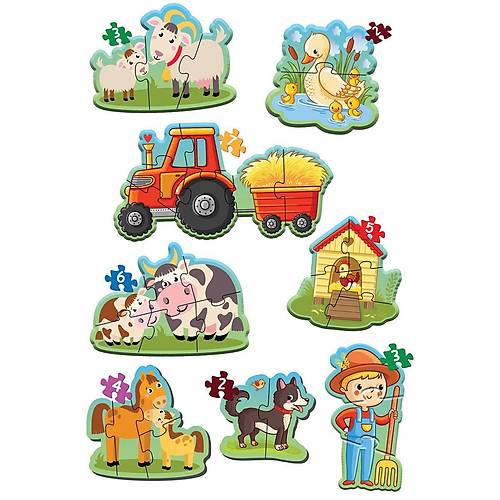 1734 D�ytoy, Baby Puzzle - �lk �iftlik Puzzle