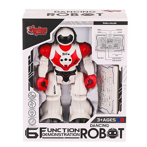 GGE-606-29 Kumandal� I��kl� Dans�� �nteraktif Robot -Vardem Oyuncak