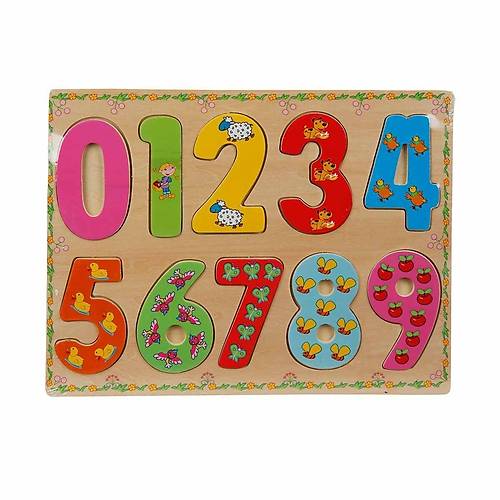 5215 -Wooden Puzzle Numbers 10 Par�a