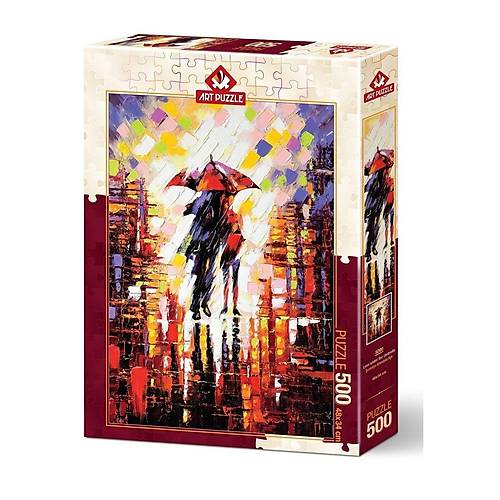 5090/ART Art Puzzle, emsiye Altndaki Ak 500 Para Puzzle